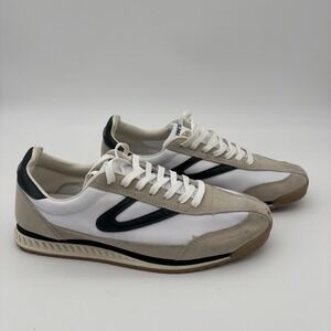 Tretorn Rawlins‎ 2.0 Men's Sz 9.5 Sneakers White Navy Trainers Athletic Shoes